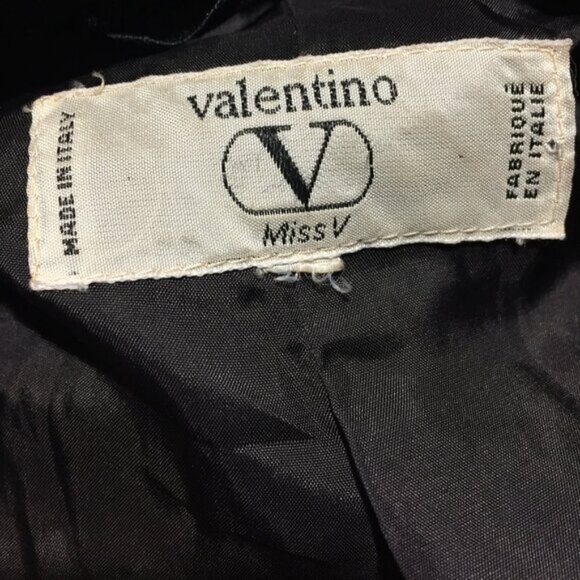 VINTAGE VALENTINO MISS V OPEN FRONT WOOL JACKETS SIZE S - Picture 5 of 8